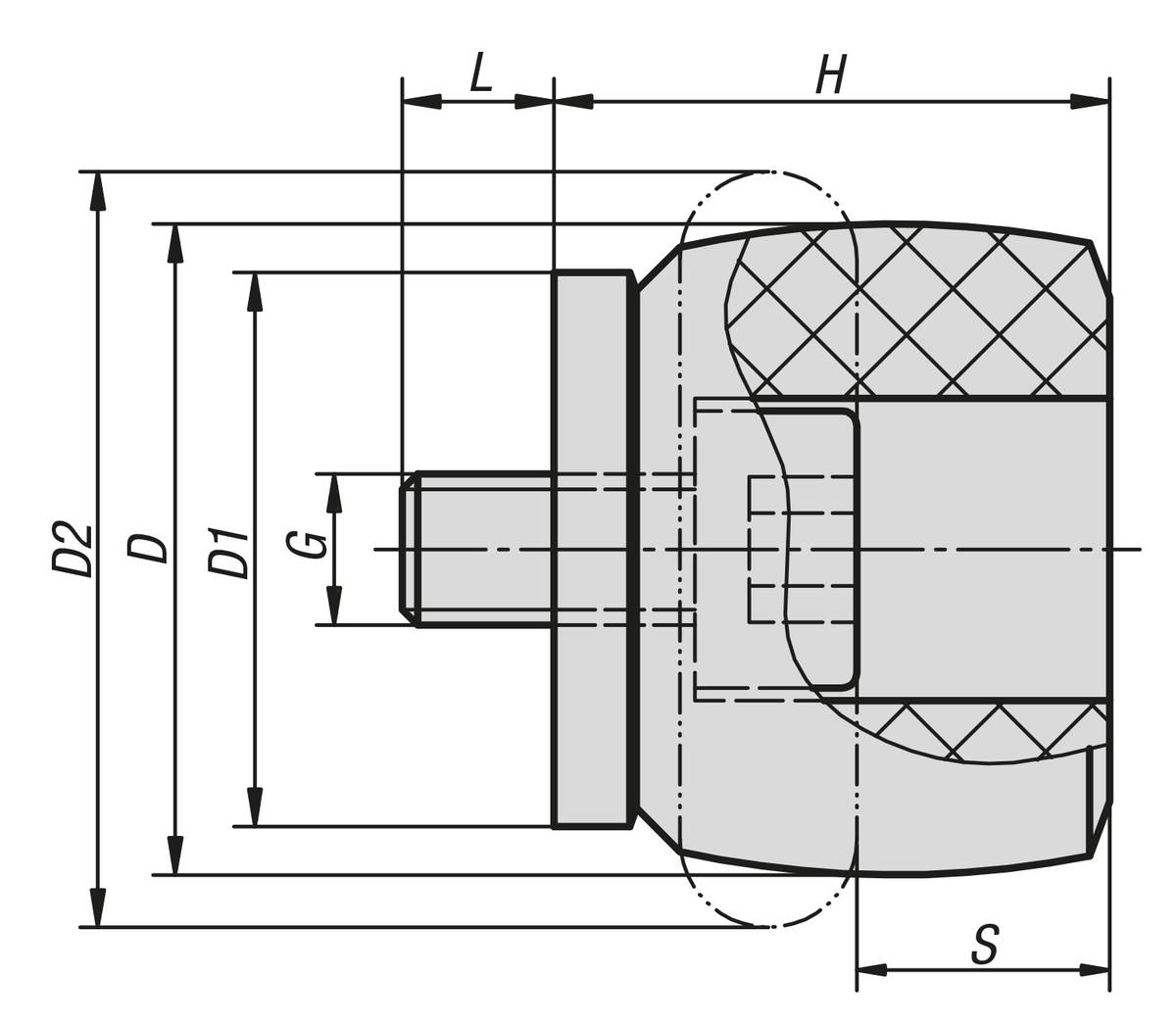 Norelem 26180-06527, Strukturdämper axial dämpfend, Co-Polyester-Elastomer-1