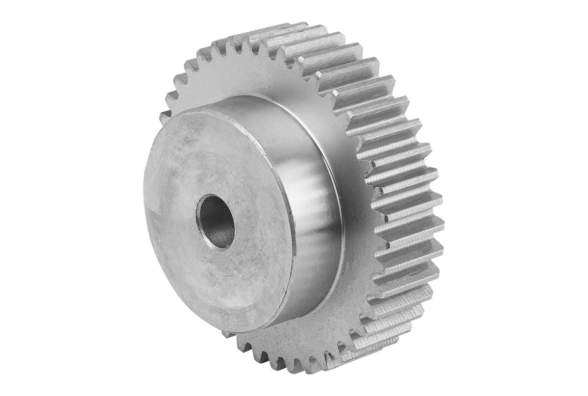 Norelem 22400-0125250015, Stirnzahnrad gerade, Stahl, blank-0