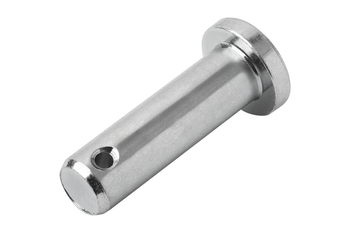 Norelem 07337-20-012545, Bolzen mit Kopf, Stahl, galvanisch verzinkt-0