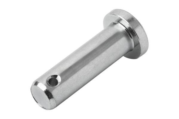 Norelem 07337-20-008265, Bolzen mit Kopf, Stahl, galvanisch verzinkt