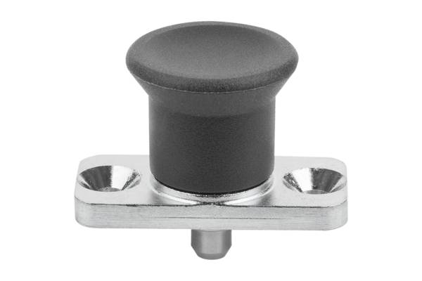 Norelem 03098-40-110505, Arretierbolzen Mini, Zink, blau-passiviert