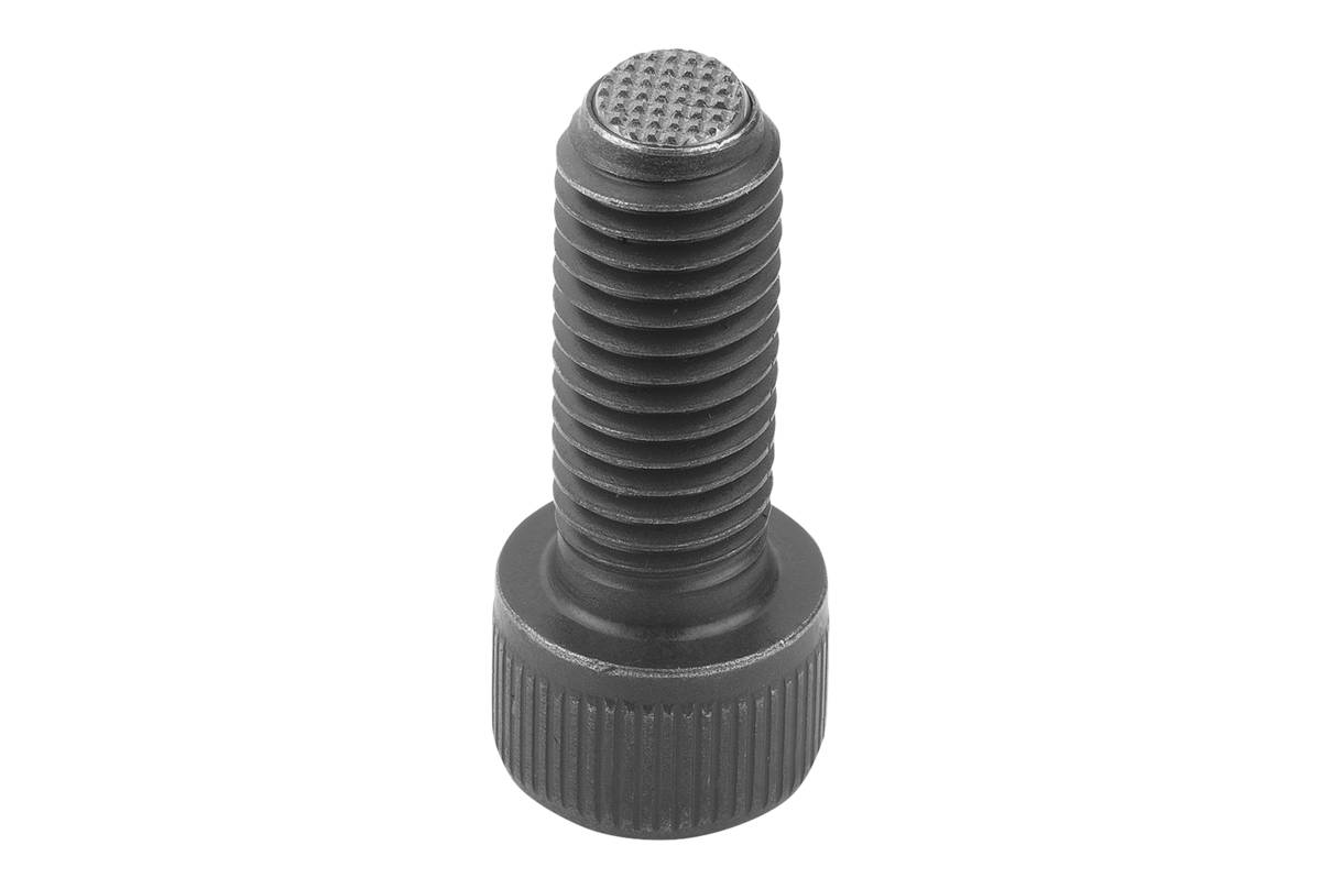 Norelem 07100-520100, Kugeldruckschraube mit Kopf, Vergütungsstahl, schwarz-0