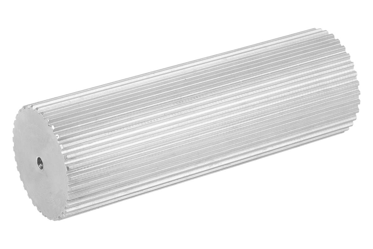 Norelem 22007-05037, Zahnwelle Aluminium, blank-0