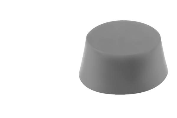 Norelem 26113-01-02501757, Gummipuffer konisch, Edelstahl A4