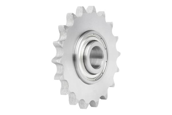 Norelem 22280-012051618, Kettenspannrad einfach, Stahl
