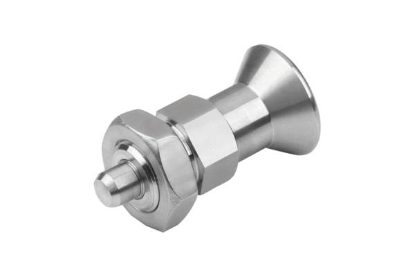 Norelem 03089-006105, Arretierbolzen ohne Rastnut, Edelstahl, gehärtet