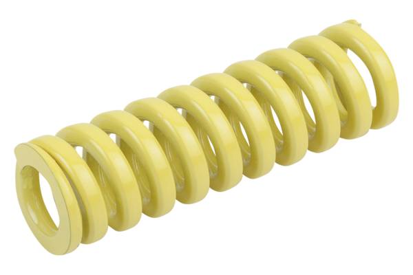 Norelem 26003-1206064, Schraubendruckfeder Chrom-Silizium-Stahl, gelb