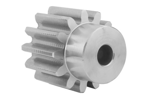 Norelem 22400-20-1140400014, Stirnzahnrad gerade, Edelstahl, blank