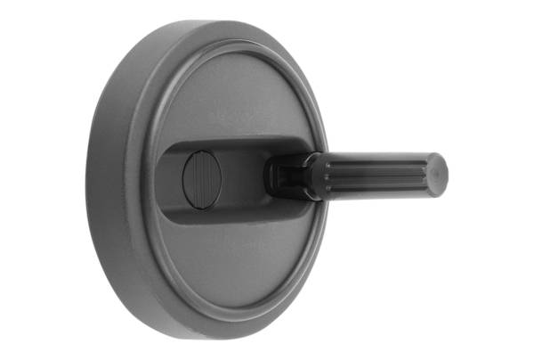 Norelem 06264-41601605, Handrad Passbohrung mit Nut, Thermoplast