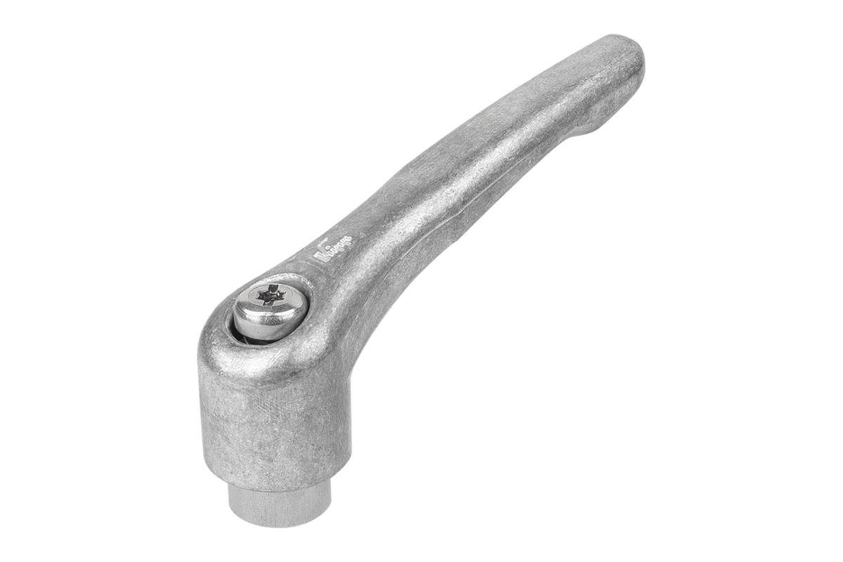 Norelem 06451-1A1008, Klemmhebel Zink, blank-0