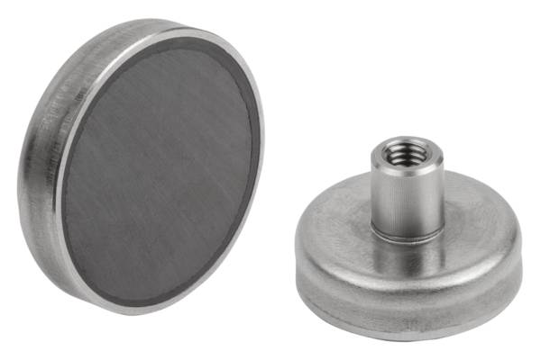 Norelem 09065-10-132, Magnet Flachgreifer, Hartferrit