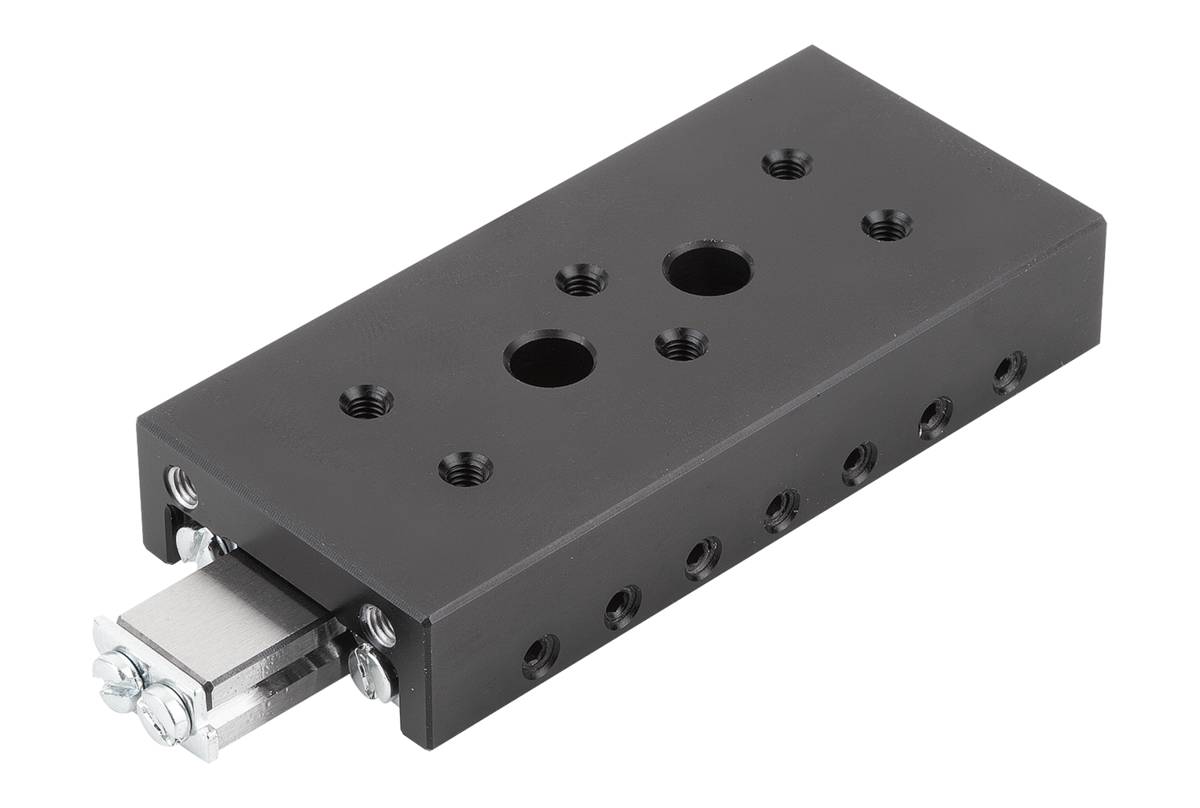 Norelem 21035-0300651, Mini-Schlittenführung rollengelagert, Aluminium-0