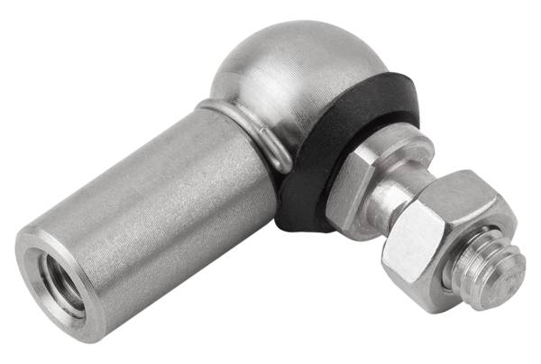Norelem 27650-113082, Winkelgelenk mit Dichtkappe, Edelstahl, blank