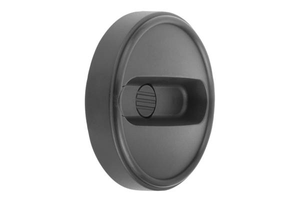 Norelem 06262-2100126, Handrad Passbohrung, Thermoplast, schwarzgrau