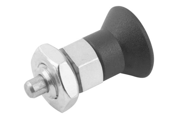 Norelem 03090-02308161, Arretierbolzen ohne Rastnut, Stahl, ungehärtet