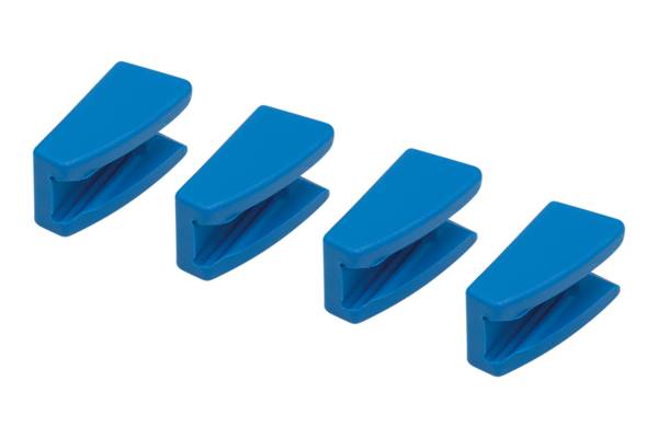 Norelem 96661-16-1042, Schonbacken für Zangenschlüssel, Kunststoff, blau