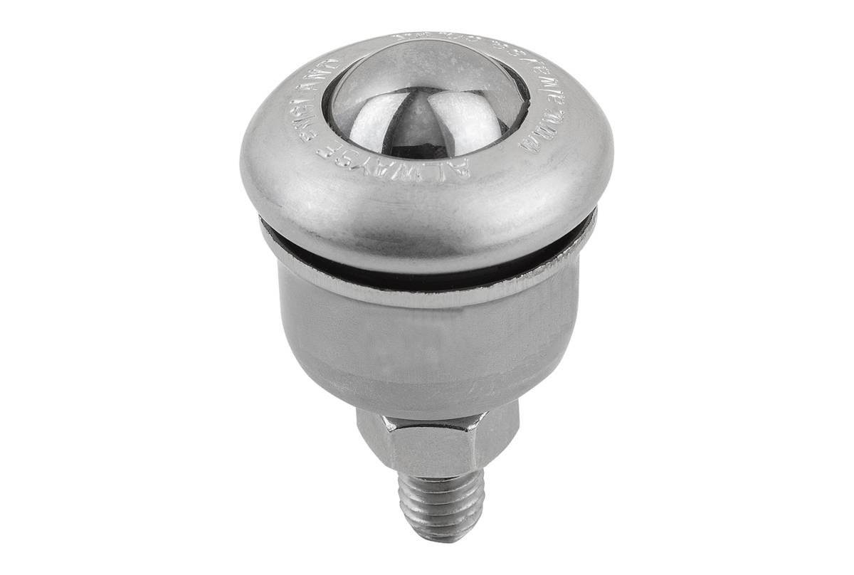 Norelem 95182-01-190820, Kugelrolle Edelstahl, blank-0