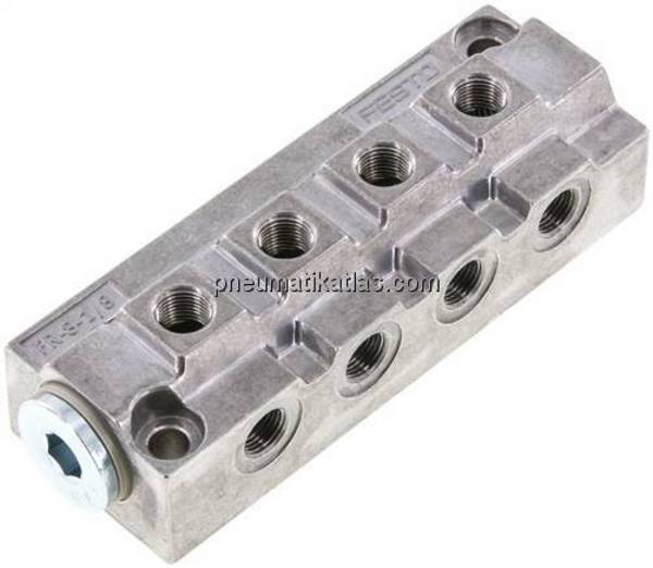 Norelem AH069-01-014113, FR-8-1/8 (2077) Verteilerblock