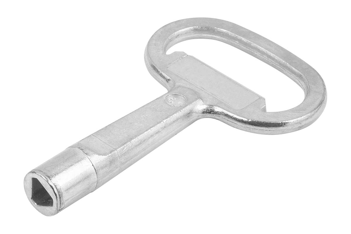 Norelem 05586-87, Steckschlüssel Dreikant 7mm, Zink, verchromt-0
