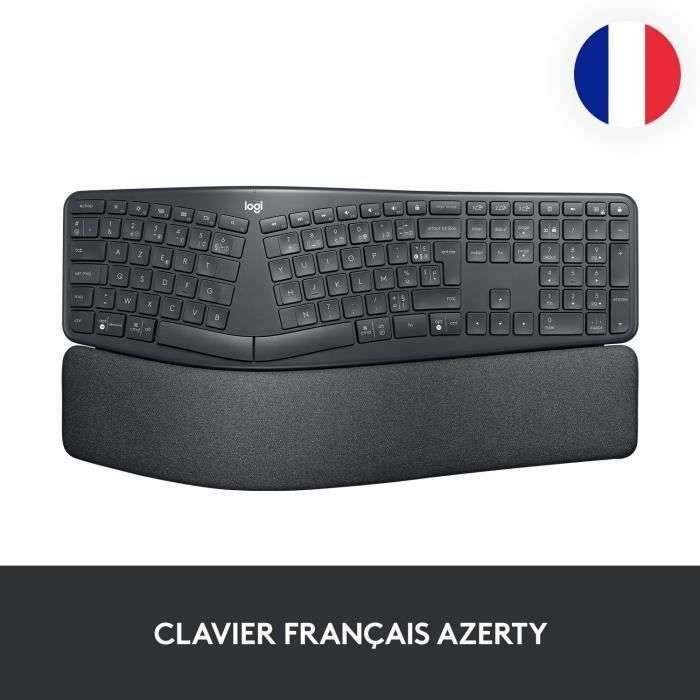 Logitech ERGO K860 - Tastatur - kabellos - 2.4 GHz, Bluetooth 5.0 - TL: Französisch, AZERTY-1