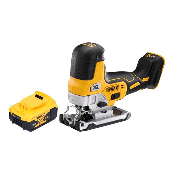 DeWalt DCS 335 N Akku Stichsäge 18 V 135 mm Brushless + 1x Akku 5,0 Ah - ohne Ladegerät