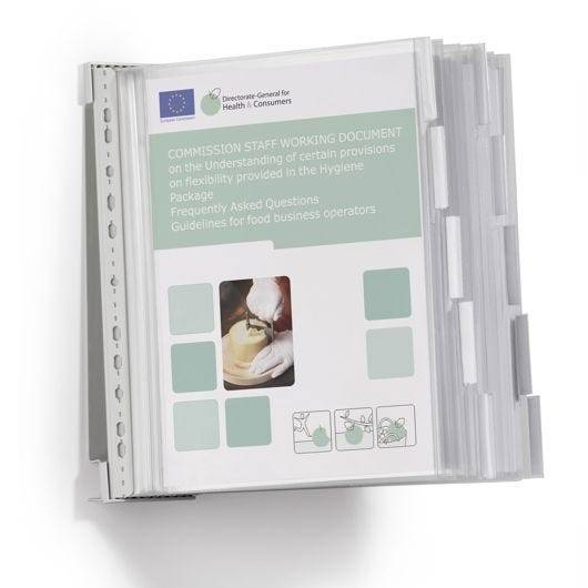Durable Sichttafelsystem Function Safe Wall, 10 Sichttafel, Stahlblech pulverbeschichtet