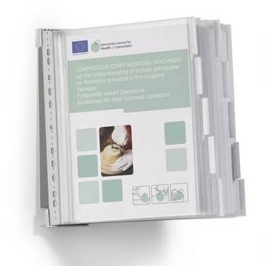 Durable Sichttafelsystem Function Safe Wall, 10 Sichttafel, Stahlblech pulverbeschichtet