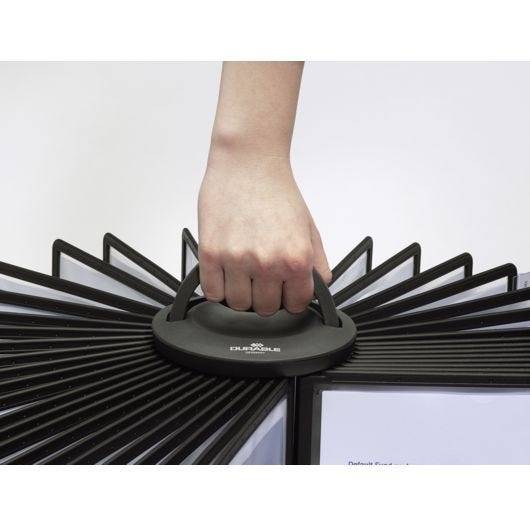 Sichttafelsystem Durable Sherpa® Carousel 40, drehbarer Tischständer mit 40 Tafeln DIN A4-1