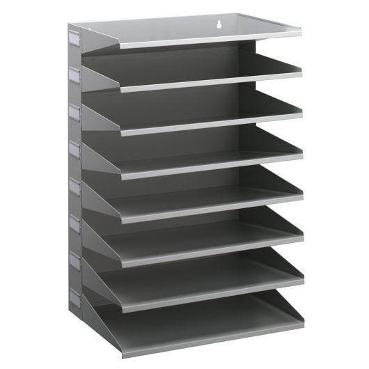 Sortierreck DURABLE, mit 8 Fächern, grau-0