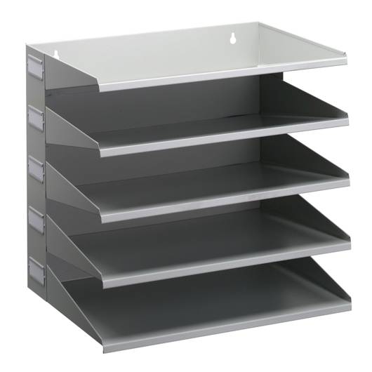Sortierreck DURABLE, mit 5 Fächern, grau-0