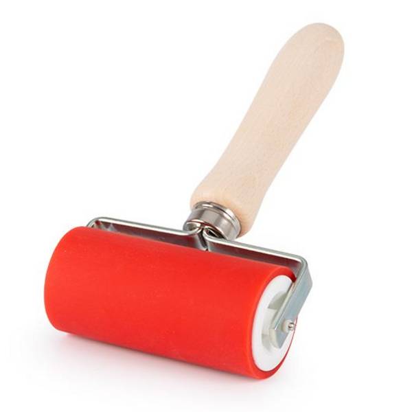 Andruckrolle für Bodenmarkierung und Klebebänder, 100 mm breit