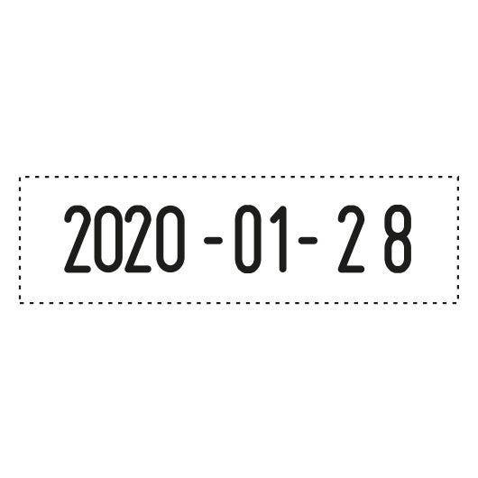 Datumstempel Trodat Printy Dater 4810 ISO, Schrifthöhe 3,8 mm, Abdruck blau-1