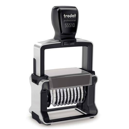 Zahlenstempel Trodat Professional 55510, 10-stellig, Ziffernhöhe 5 mm, Abdruckbreite 47 mm-0
