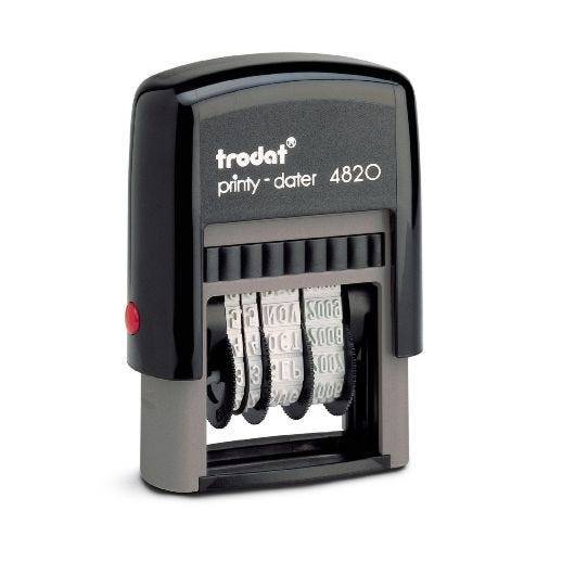Datumstempel Trodat Printy Dater 4820, Schrifthöhe 4 mm, Abdruck rot-1