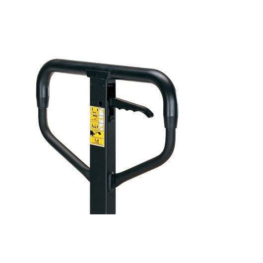 fetra Gabelhubwagen Typ 2119, Gabellänge 1150mm, Tragkraft 2500 kg, Gummi/PU-Räder, gelb-1