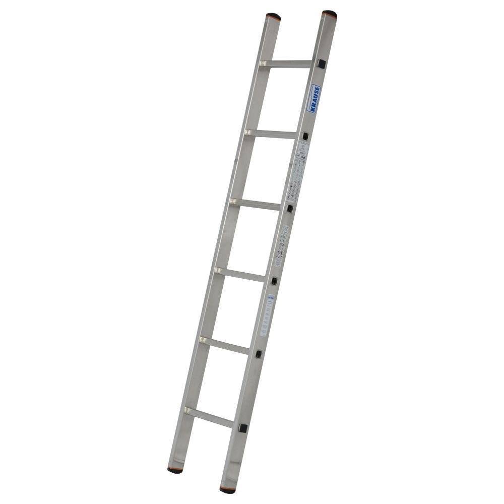 KRAUSE Sprossen-Anlegeleiter, MONTO, Sibilo, 6 Sprossen, Arbeitshöhe bis 2,80 m-0