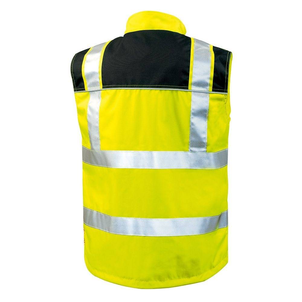 Warnschutzweste Elysee, 23518, Größe M, gelb/schwarz-1