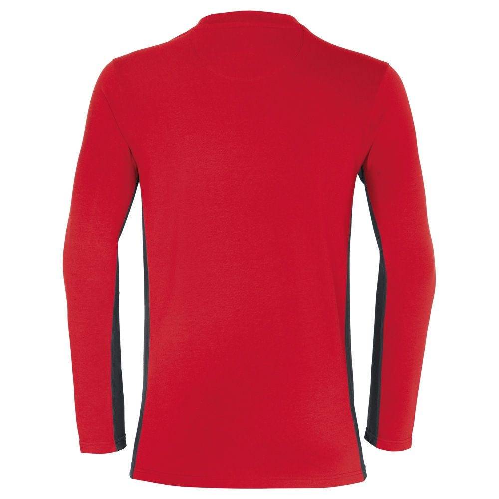 uvex suXXeed industry Longsleeve men, 88638, Langarmshirt, rot, mit Kontrastnaht, Größe S-4