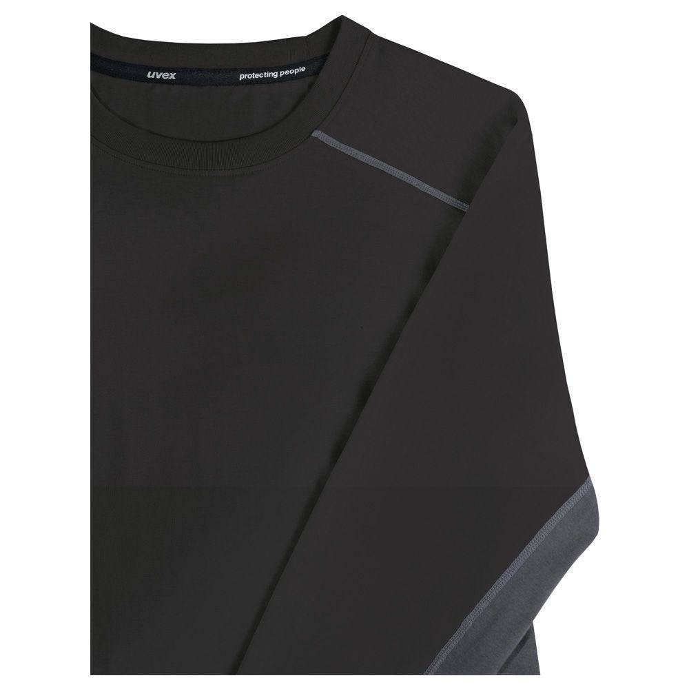 uvex suXXeed industry Longsleeve men, 88640, Langarmshirt, grau, mit Kontrastnaht, Größe 3XL-2