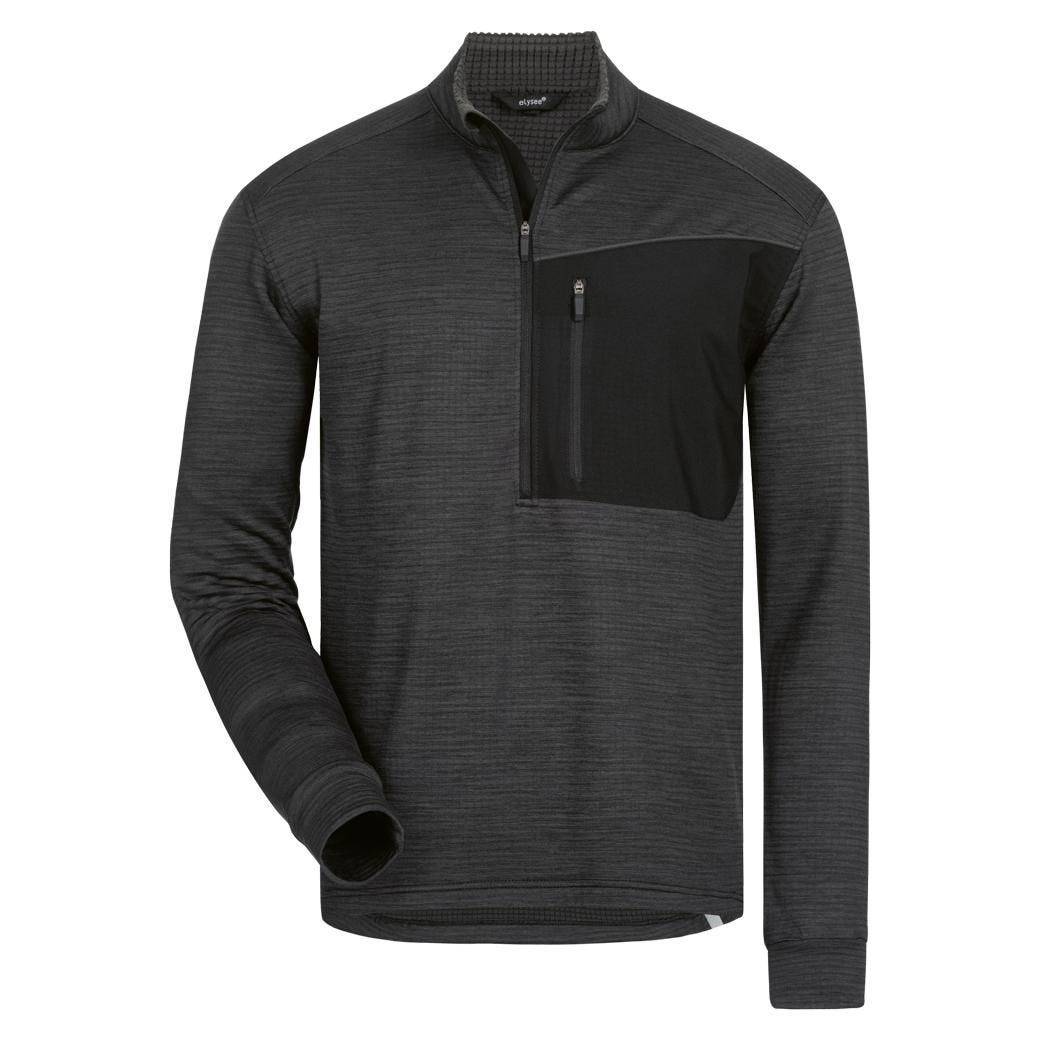 Funktions-Troyer, Pullover, Elysee, 21101, grau, UPF 40+, ca. 210 g/m², Größe XL-0
