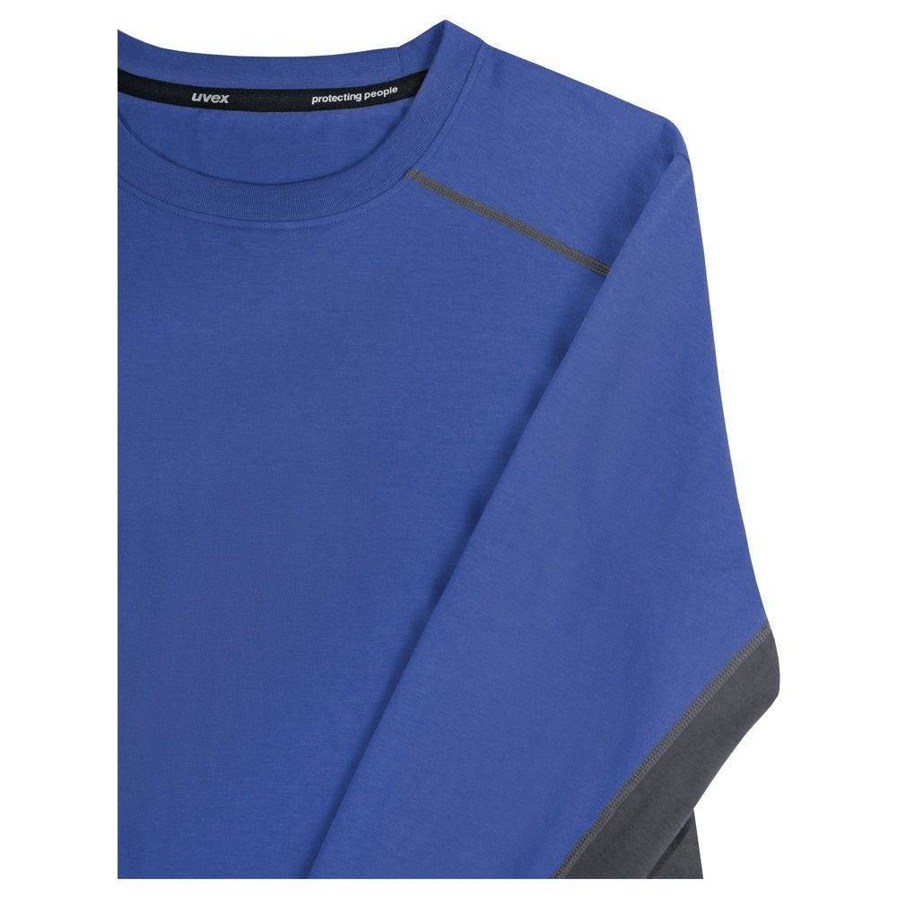 uvex suXXeed industry Longsleeve men, 88636, Langarmshirt, blau, mit Kontrastnaht, Größe XL-2