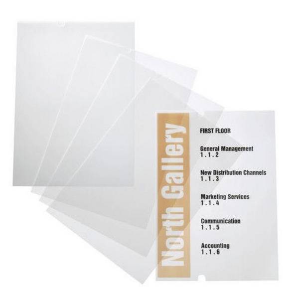 Einlegefolie für CRYSTAL SIGN, DIN A4 für Laser, Folie, semi-transluzent, 210 x 297 mm