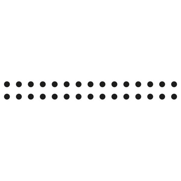 Glasdekor-Vogelschutz-Folie, 2 x 29 Punkte d = 16 mm, mm, schwarz, Folie selbstklebend