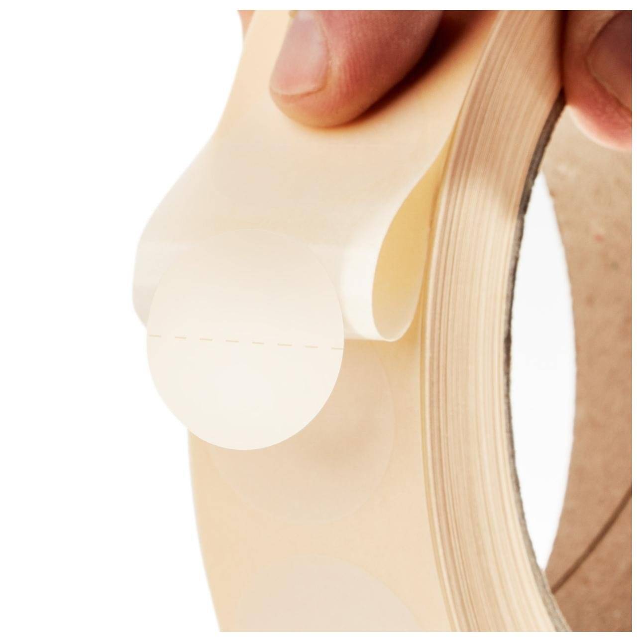 Perforierte Papier-Verschlussetiketten, permanent, Ø 25 mm, 2.000 Etik./Rolle-1
