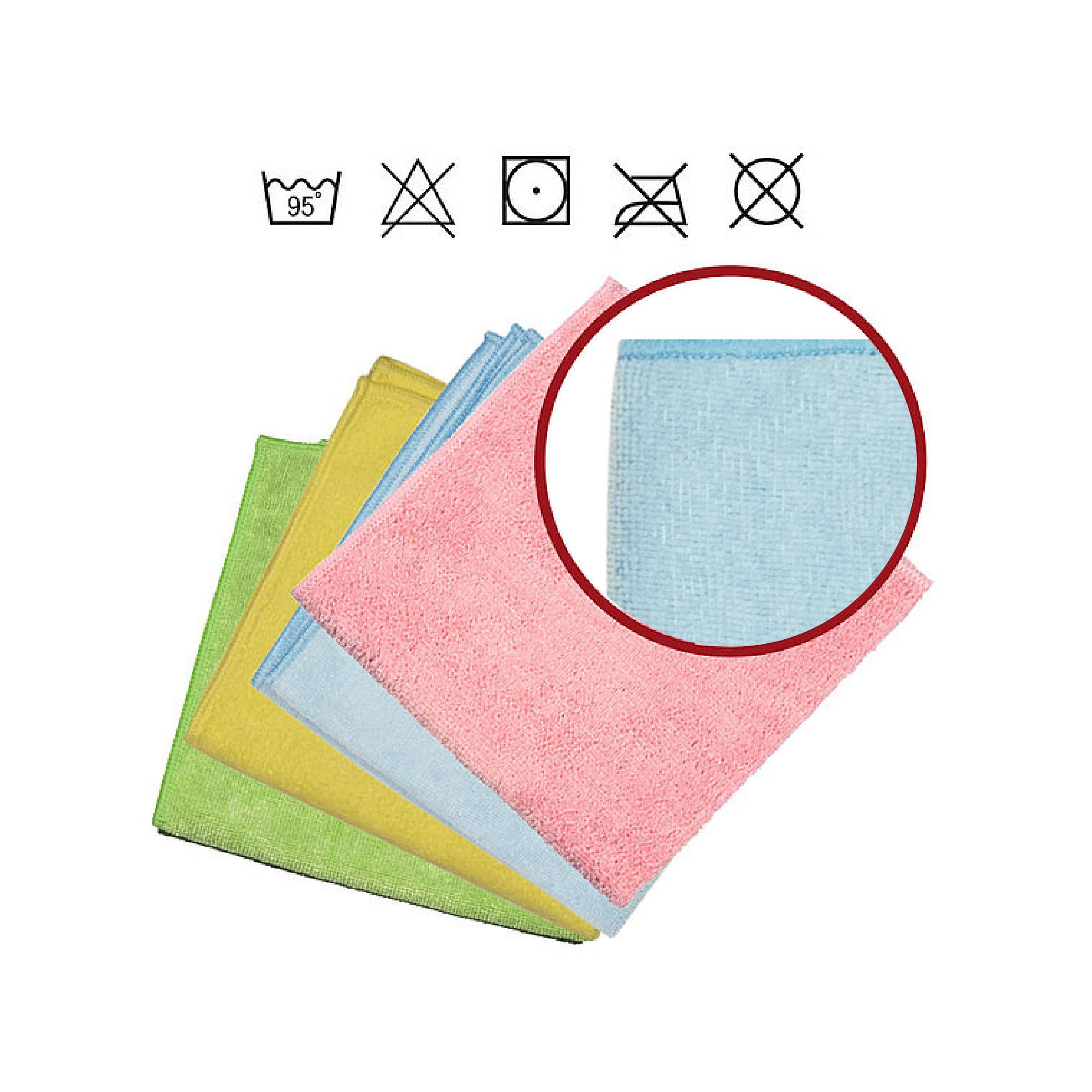 SPRINTUS Rainbow PRO Mikrofasertuch – Farbcodiertes Reinigungstuch für Profis-0