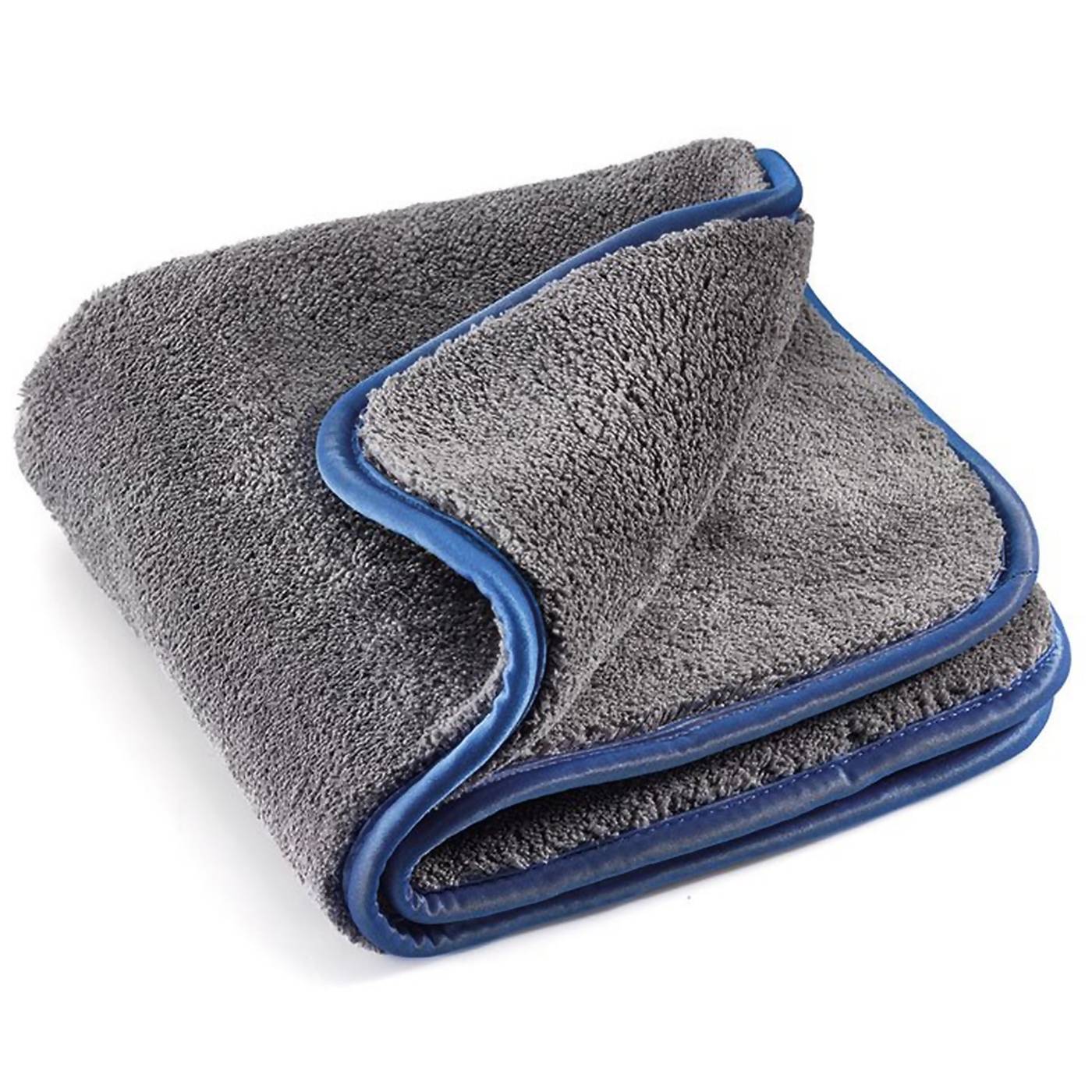 Mikrofaser MEGA Flausch plus grau/blau 40x40cm-0