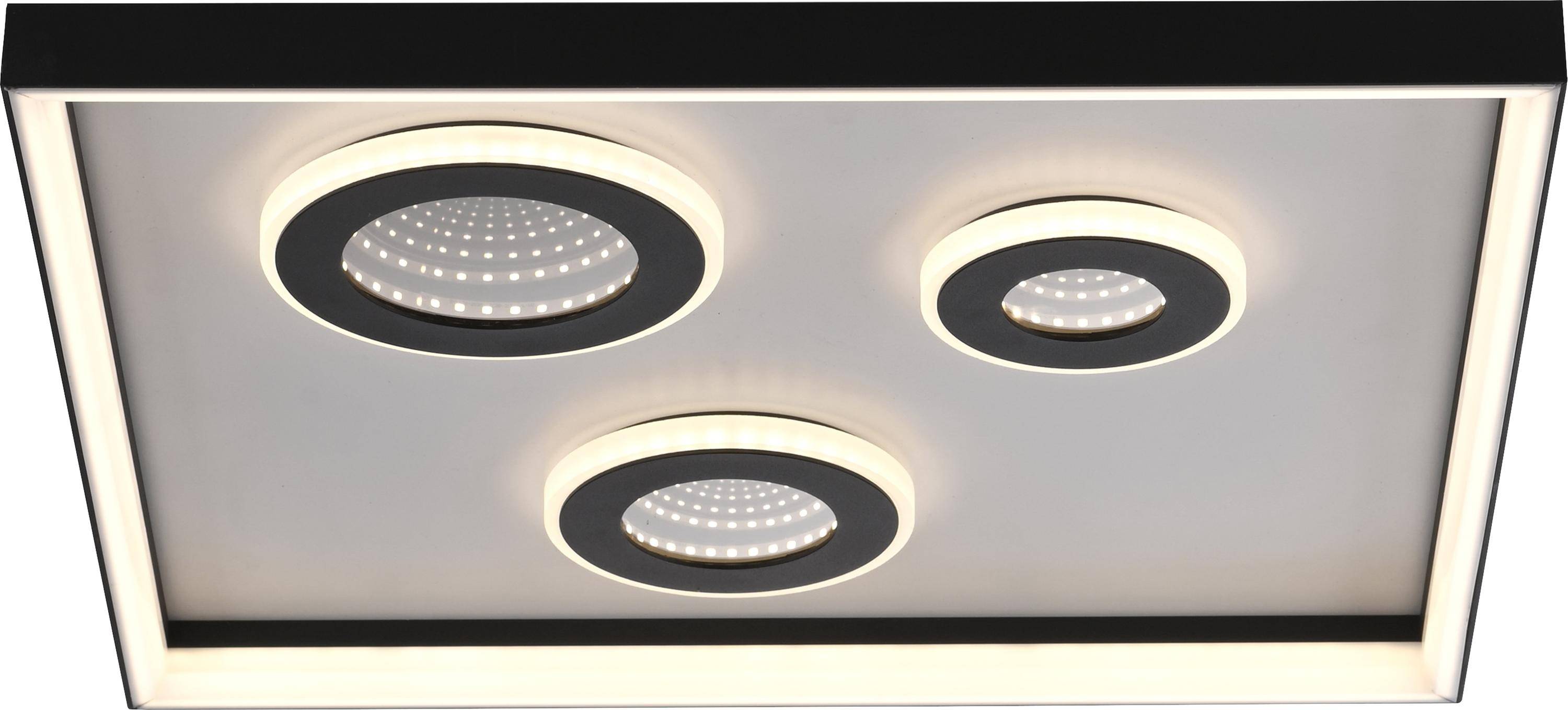 PAUL NEUHAUS LED-Deckenleuchte 6856-18 schwarz, 32 W, 4000 lm, CCT, Fernbedienung-0