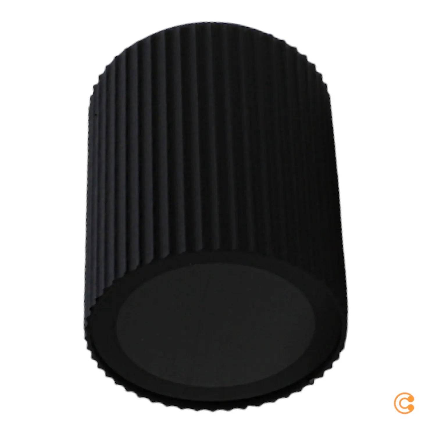 Nordlux Kyklop Deckenleuchte Aluminium und Glas Schwarz | 86mm - IP54 - Geeignet für GU10-0