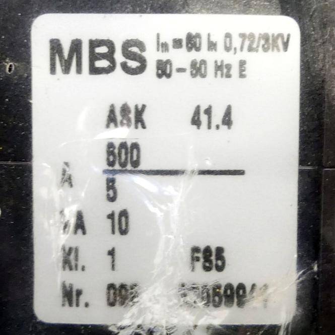 MBS Stromwandler (ASK 41.4 600)-1