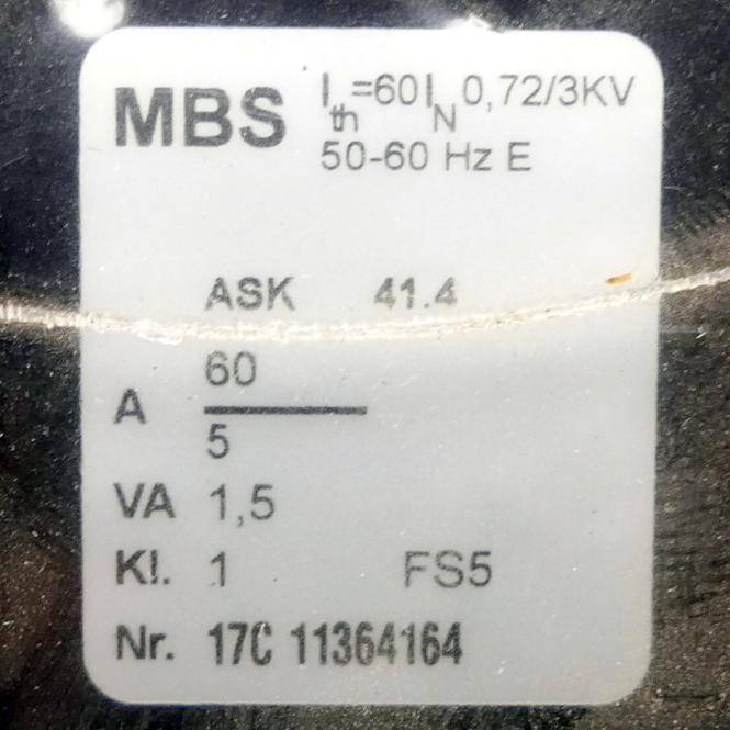 MBS Stromwandler (ASK 41.4 60)-1